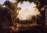 Thomas Cole Canvas Paintings - The Garden of Eden